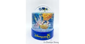 Boule à neige 15 ème Anniversaire Disneyland Paris 15 ans Disney Snow Globe plastique château montgolfière