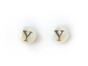 Créez des bijoux avec cette perle lettre Y en coquillage naturel !
